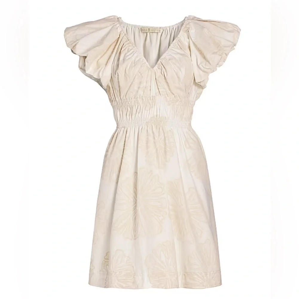Marie Oliver Emilia Ruched Floral‎ Minidress, Size S